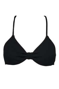 Hot Sunsets Pacifica Black Indie Bralette Top