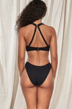 Fashion Sunsets Pacifica Black Sandy Scoop Bottom