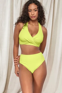 Discount Sunsets Pacifica Bright Pear Astrid High Waist Bottom