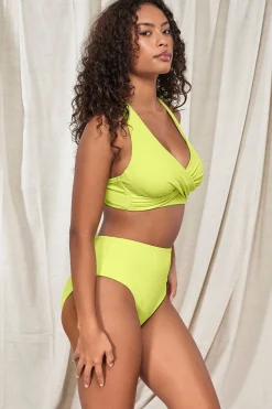 Discount Sunsets Pacifica Bright Pear Astrid High Waist Bottom