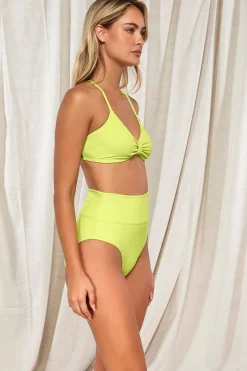 Discount Sunsets Pacifica Bright Pear Hannah High Waist Bottom