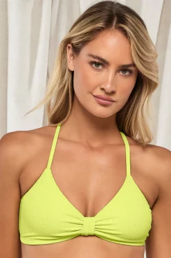Best Sunsets Pacifica Bright Pear Indie Bralette Top
