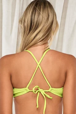Best Sunsets Pacifica Bright Pear Indie Bralette Top