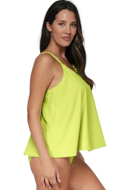 Discount Sunsets Pacifica Bright Pear Sadie Tankini Top