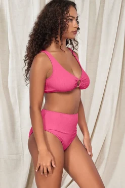 Sale Sunsets Pacifica Dragon Fruit Astrid High Waist Bottom