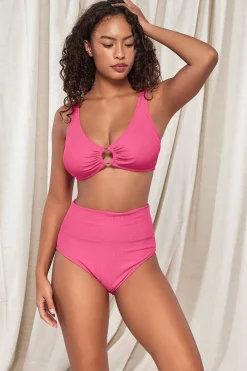 Online Sunsets Pacifica Dragon Fruit Hannah High Waist Bottom