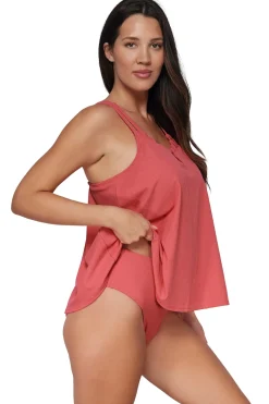 Outlet Sunsets Pacifica Hibiscus Tea Sadie Tankini Top