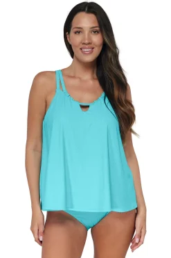 Hot Sunsets Pacifica Pool Party Sadie Tankini Top