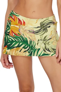 Discount Sunsets Amber Oasis Sporty Swim Skirt Bottom