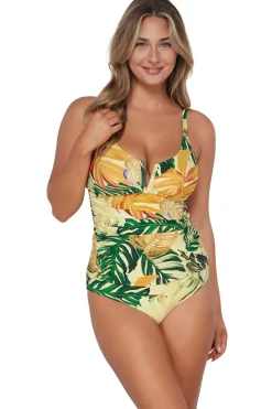 Best Sunsets Amber Oasis Zuri V-Wire Tankini Top