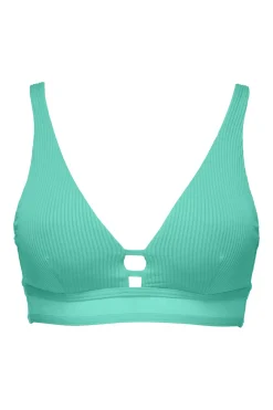Fashion Sunsets Aqua Mist Sandbar Rib Danica Top