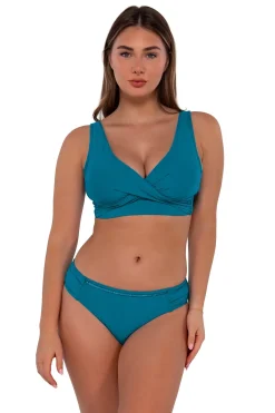 Hot Sunsets Avalon Teal Audra Hipster Bottom