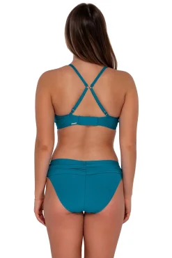 Sale Sunsets Avalon Teal Kauai Keyhole Top