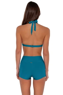 Outlet Sunsets Avalon Teal Kinsley Swim Short
