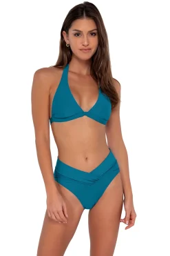 New Sunsets Avalon Teal Summer Lovin' V-Front Bottom