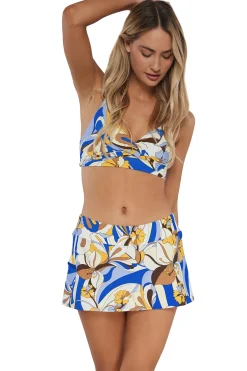 Best Sunsets Bali Bungalow Sporty Swim Skirt