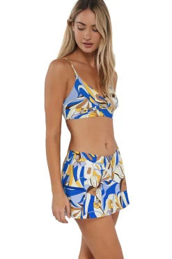 Best Sunsets Bali Bungalow Sporty Swim Skirt