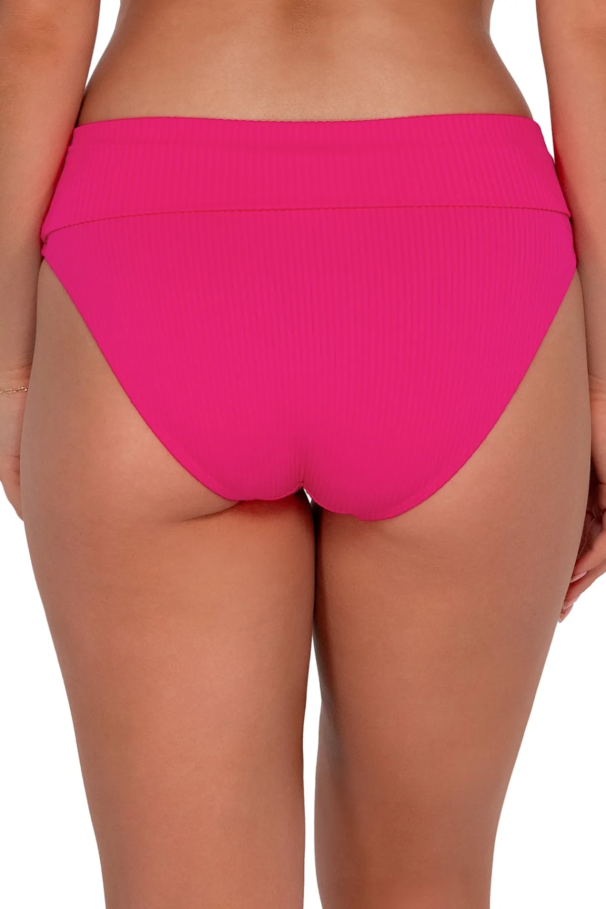 Clearance Sunsets Begonia Sandbar Rib Hannah High Waist Bottom