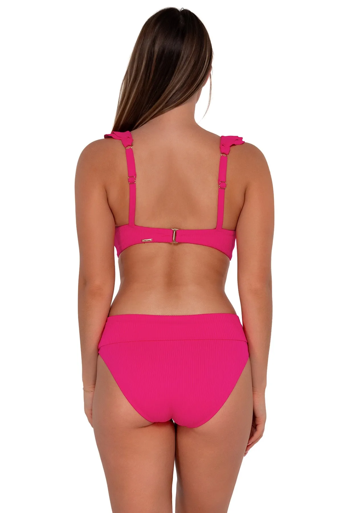 New Sunsets Begonia Sandbar Rib Willa Wireless Top