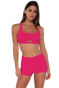 Sale Sunsets Begonia Sandbar Rib Kinsley Swim Short