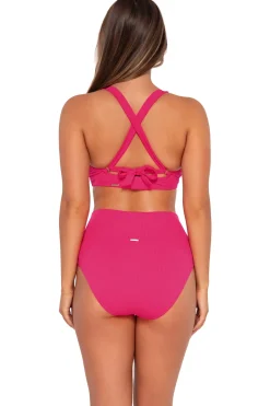 Outlet Sunsets Begonia Sandbar Rib Vienna V-Wire Top