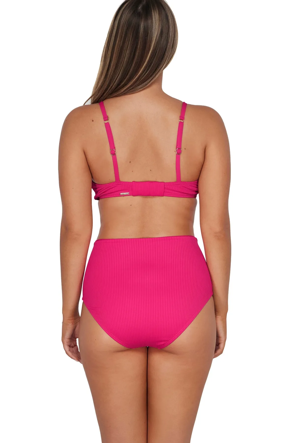 Outlet Sunsets Begonia Sandbar Rib Capri High Waist Bottom