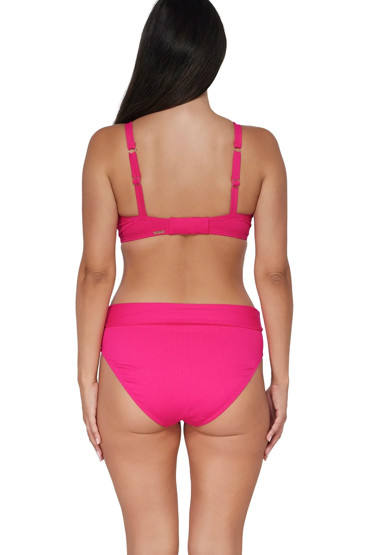 Outlet Sunsets Begonia Sandbar Rib Capri High Waist Bottom