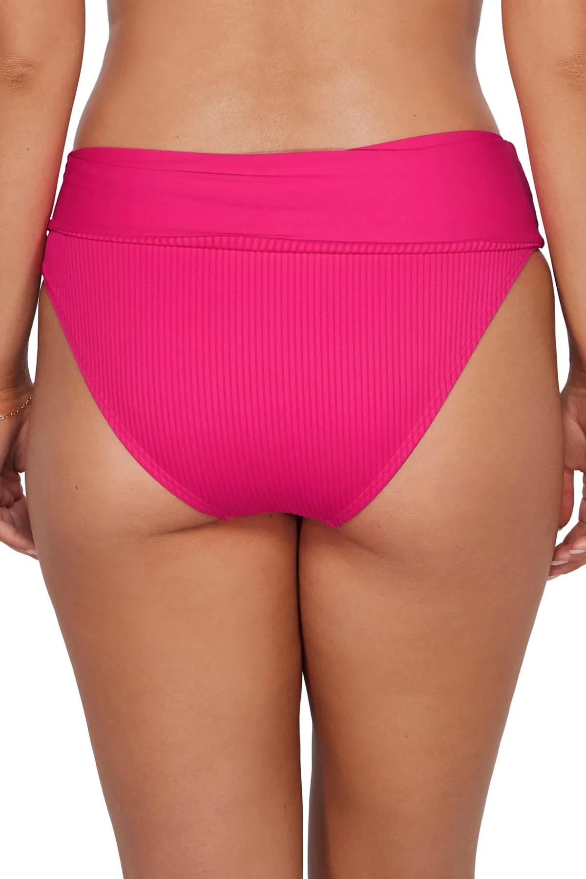 Outlet Sunsets Begonia Sandbar Rib Capri High Waist Bottom