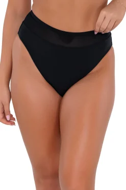 Discount Sunsets Black Annie High Waist Bottom