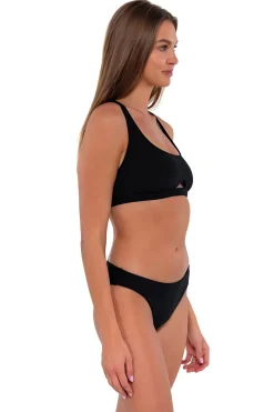 Online Sunsets Black Brandi Bralette Top