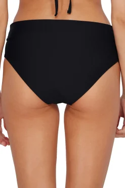 Best Sunsets Black Capri High Waist Bottom