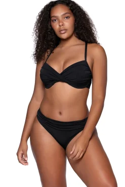 Online Sunsets Black Crossroads Underwire Top