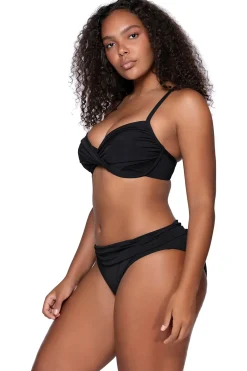 Online Sunsets Black Crossroads Underwire Top