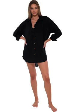 Fashion Sunsets Black Delilah Shirt