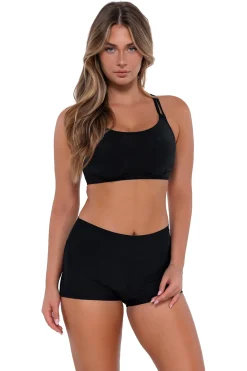 Discount Sunsets Black Kinsley Swim Short