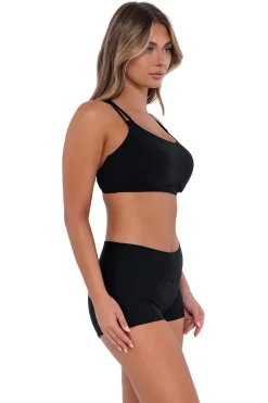 Discount Sunsets Black Kinsley Swim Short