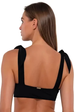 Hot Sunsets Black Lily Top