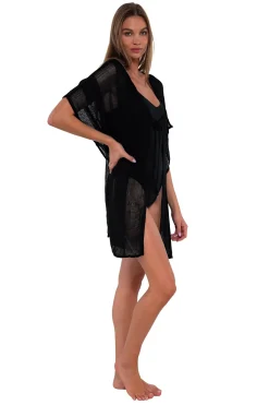 Hot Sunsets Black Maldives Tunic