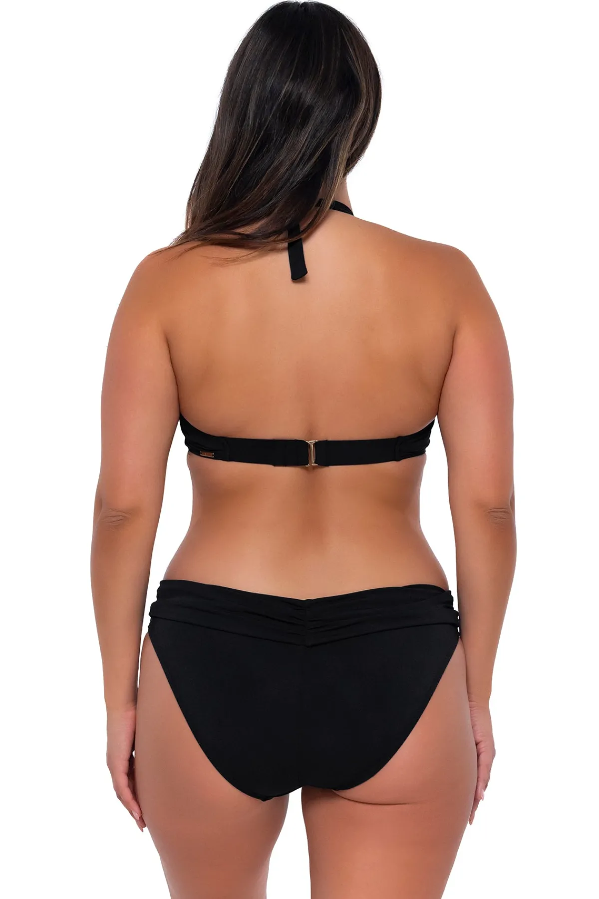 Fashion Sunsets Black Muse Halter Top