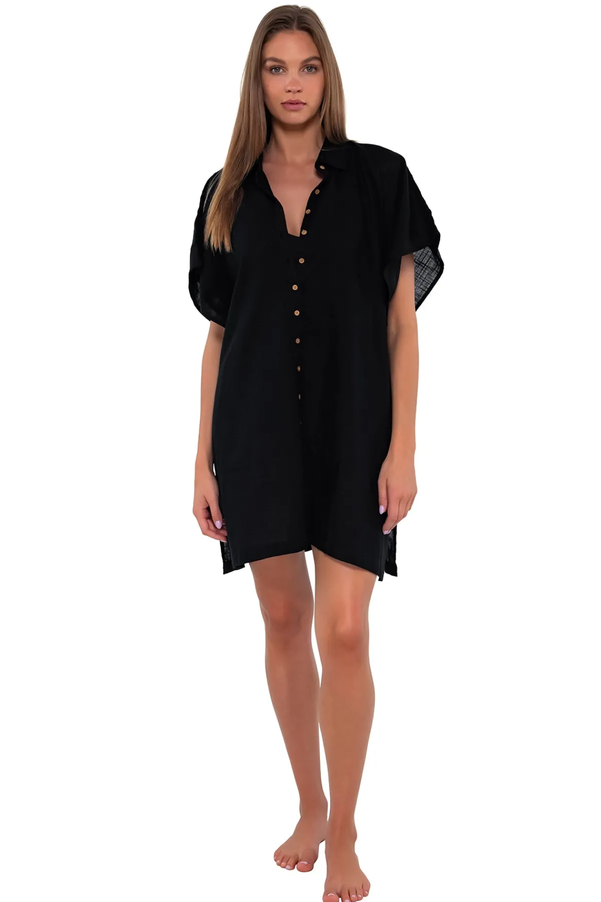 Discount Sunsets Black Shore Thing Tunic