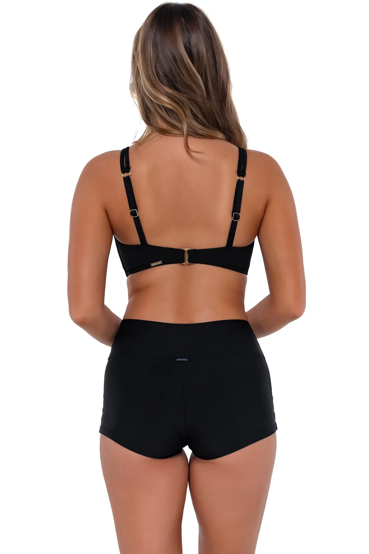 New Sunsets Black Taylor Bralette Top