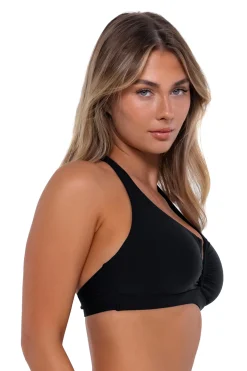 Clearance Sunsets Black Vienna V-Wire Top