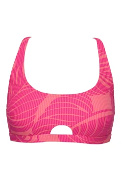 Sale Sunsets Blushing Palms Sandbar Rib Brandi Bralette Top