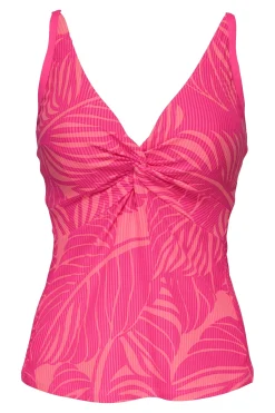 Clearance Sunsets Blushing Palms Sandbar Rib Forever Tankini Top
