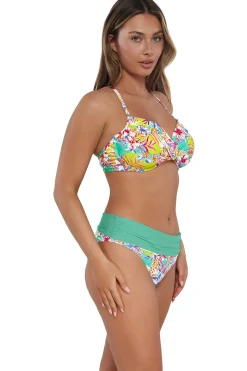 Sale Sunsets Botanical Bliss Sandbar Rib Crossroads Underwire Top