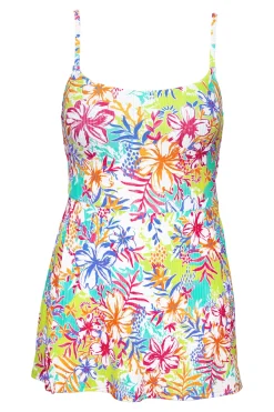 Discount Sunsets Botanical Bliss Sandbar Rib Naomi Swim Dress One Piece