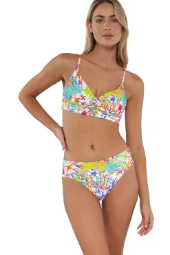 Online Sunsets Botanical Bliss Sandbar Rib Lyla Bralette Top