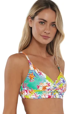 Online Sunsets Botanical Bliss Sandbar Rib Lyla Bralette Top