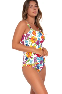 Fashion Sunsets Camilla Flora Taylor Tankini Top