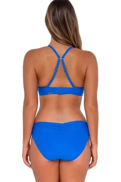 Discount Sunsets Electric Blue Kauai Keyhole Top